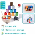 Rainbow Stacking Cups & Sorting Balls