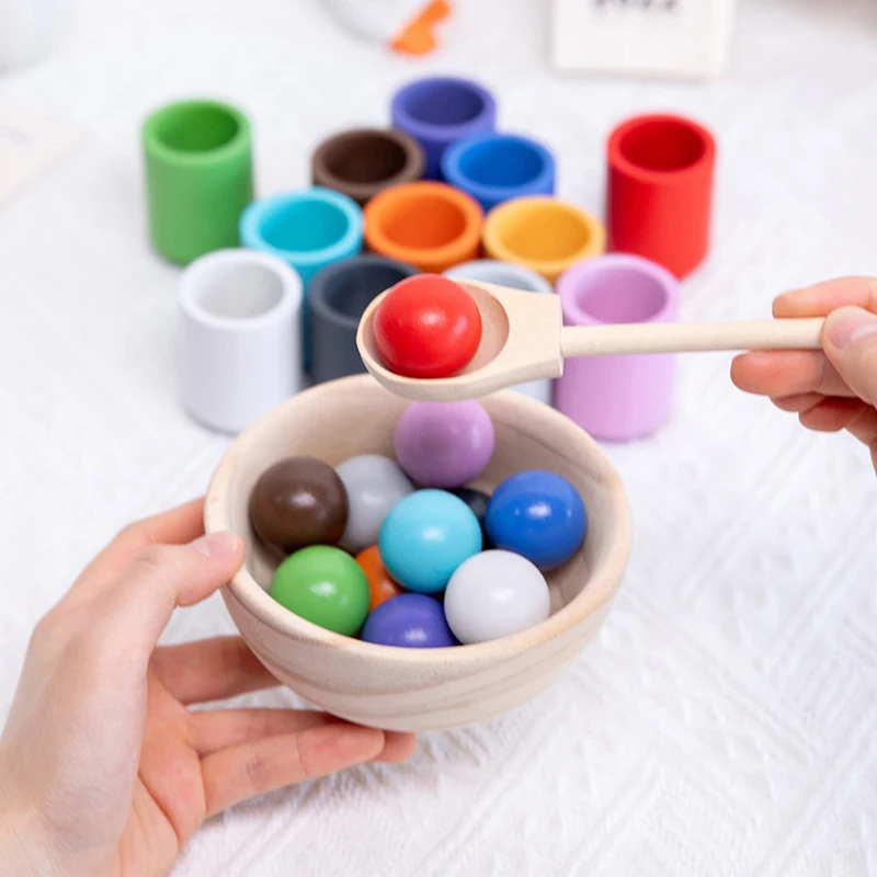 Rainbow Stacking Cups & Sorting Balls