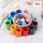 Rainbow Stacking Cups & Sorting Balls