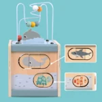 5-in-1 Wooden Activity Cube