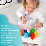 Rainbow Stacking Cups & Sorting Balls