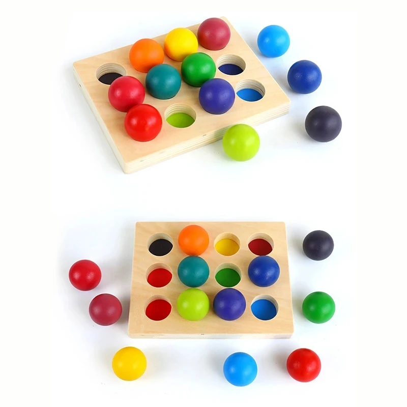 Rainbow Stacking Cups & Sorting Balls